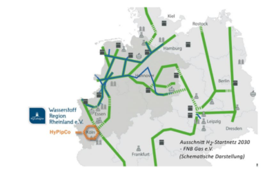 HyCologne: Aufbau eines Wasserstoff-Pipeline-Netzes zur Versorgung des Großraums Köln
