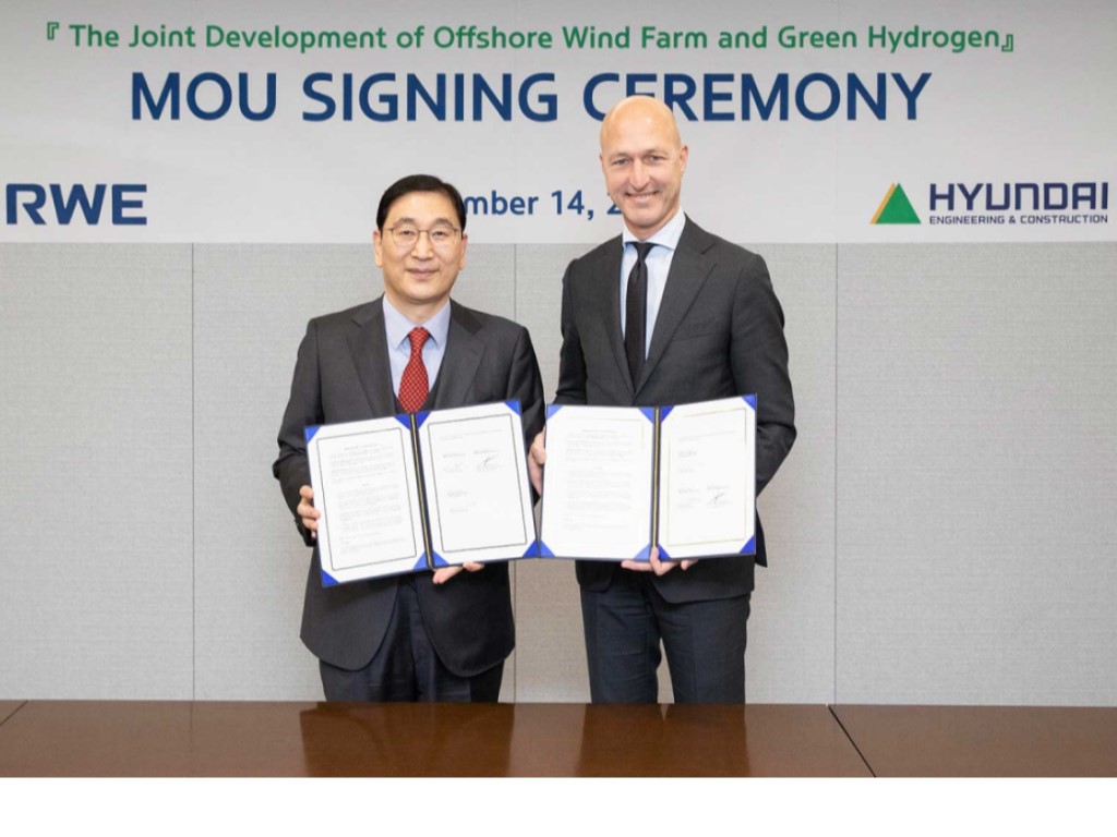 Hyundai And Rwe Sign Memorandum Of Understanding